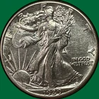 1939 Walking Liberty Half Dollar Choice Almost Uncirculated AU+ Coin #39275
