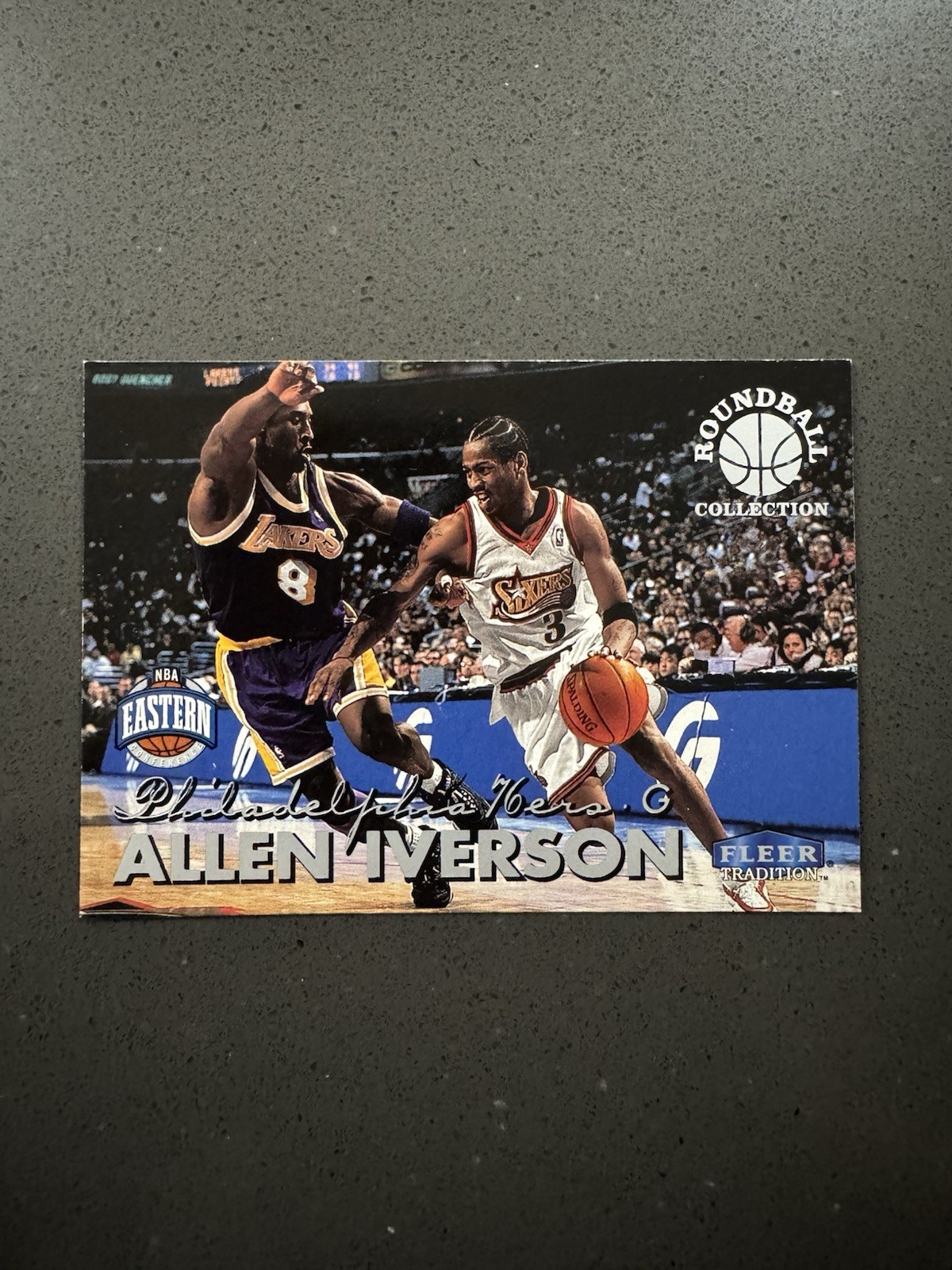 1999-00 Fleer Tradition Allen Iverson w/Kobe - Roundball Collection #123RB