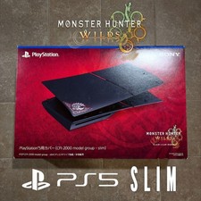 AUTHENTIC Monster Hunter Wilds Cover Plate PS5 Slim DISC/DIGITAL RARE Import NEW