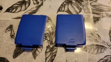 READ GENUINE OEM Blue Battery Door Covers For Sega Game Gear Lids Left  Right