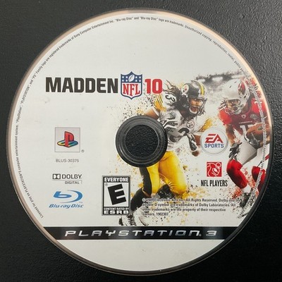 Madden NFL 10 PS3 Sony PlayStation 3 Disc Only