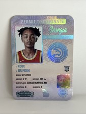 2023-2024 Panini Contenders Permit To Dominate Kobe Bufkin Rookie SSP