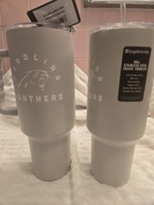 Carolina Panthers NFL Logobrands 40 oz Stainless Steel Travel Tumbler New