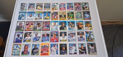 Junk Wax Superstar Hall Of Famer Rookie Card Lot Bonds Griffey Jr Jackson Topps 