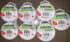 Lot Of 7 Beadalon BRIGHT Bead Stringing Wire 7 Strand Flex Wire 200ft