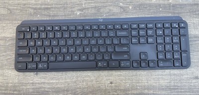 Logitech MX KEYS Keyboard Wireless Bluetooth model YR0073 with USB cable TESTED