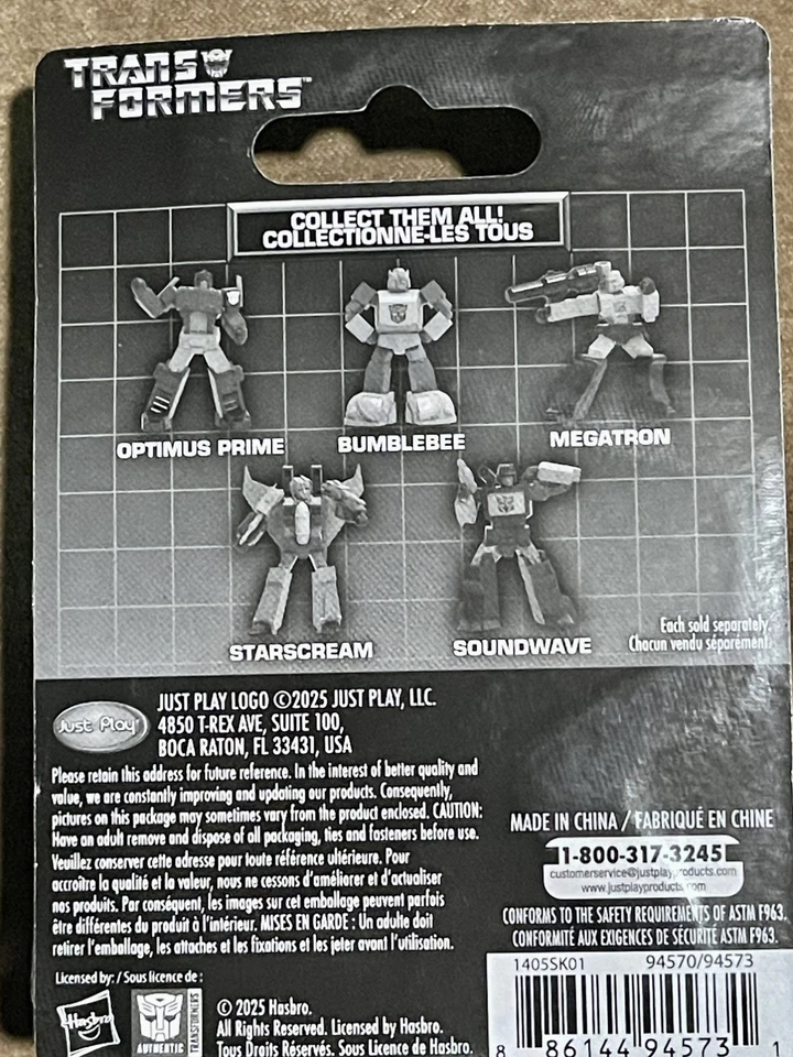 Hasbro Transformers G1 MEGATRON Mini Figure 2” New . Perfect Stocking Stuffer - Image 2 of 3