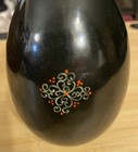 Russian Lacquer Egg Hand-Painted with Folk Scene Art Signed by Artist Vintage — photo 6