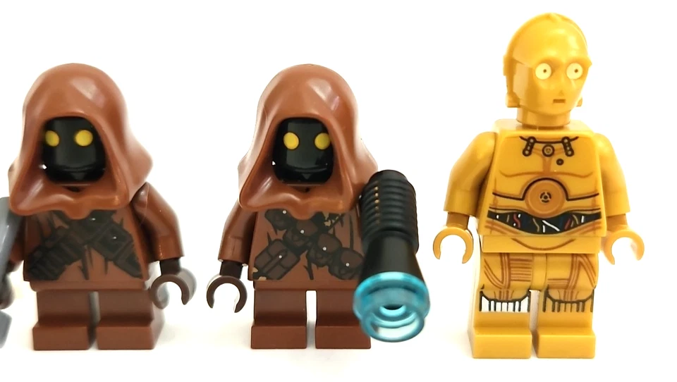 Lego Star Wars Lote de Minifiguras - 4 Figuras Jawa C-3PO R2-D2 75136 Droid Escape Foto 2 de 4
