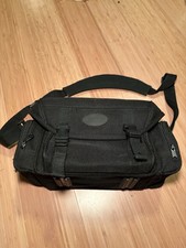 Ambico Classic Black Padded Shoulder Bag Large Camera / Camcorder VINTAGE