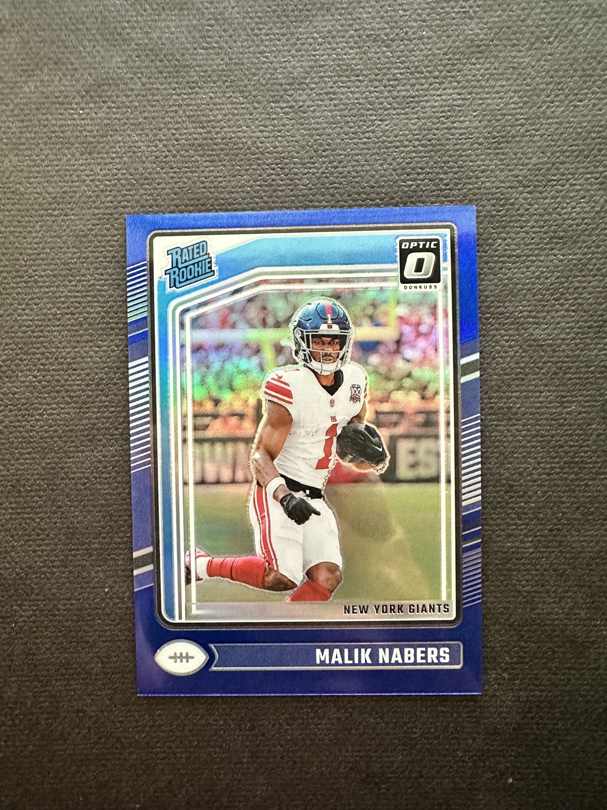 2024 Donruss Optic Blue Malik Nabers Rated Rookie RC /199 #271 New York Giants