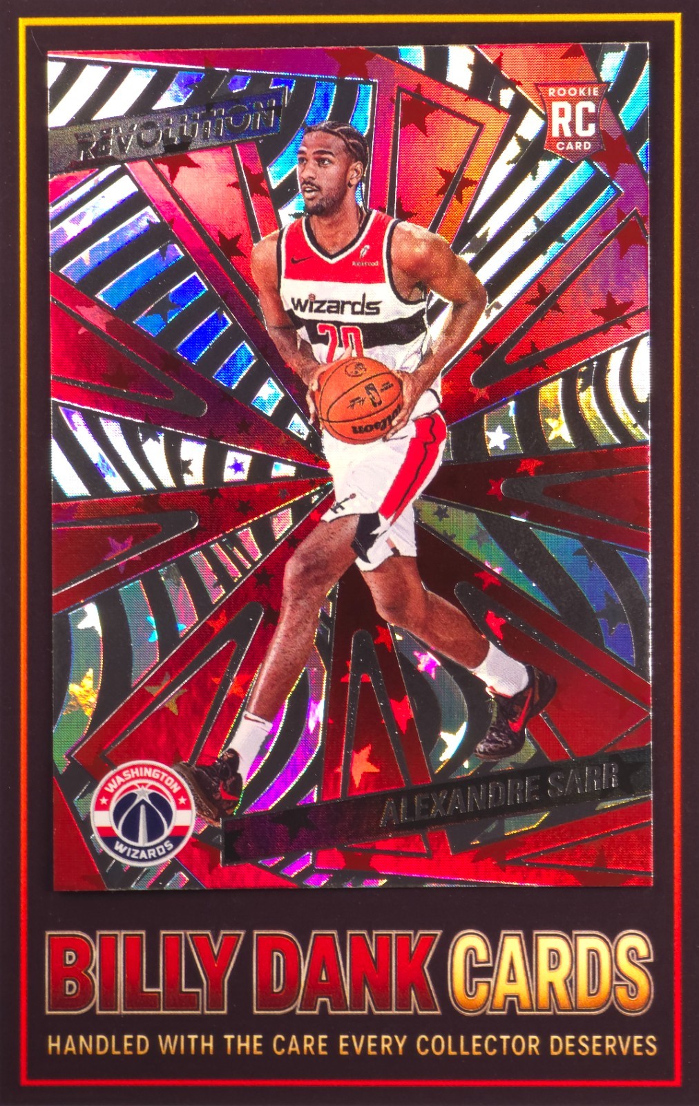Alexandre Sarr - 2024-25 Panini Revolution - Rookies #106 Astro (RC) - Wizards