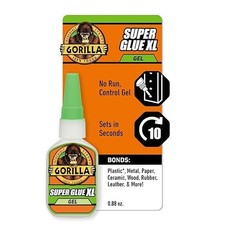 Gorilla Super Glue Gel XL, Clear Glue, 25 Gram Pack of 1 - All Purpose