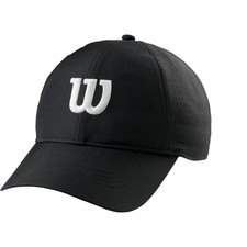 Stylish Men's Ultralight Tennis Cap - Breathable, Adjustable Comfort in Black