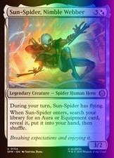 MTG Sun-Spider, Nimble Webber (154/314) Marvel's Spider-Man LP FOIL