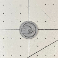 Vintage Oldhammer MOON FACE SHIELD Warhammer old world GW Gitz bitz Chaos S26