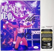 WWE NXT Elton Prince & Kit Wilson Signed Pretty Deadly 8x10 Photo D JSA COA