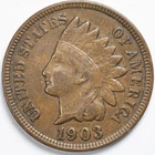 1903 Extremely Fine (XF/EF) Indian Head Penny Cent