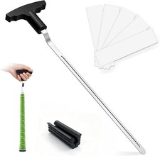 Golf Grip Removal Tool 3-Piece Set, High-Carbon Steel Golf Club Regripping Kit,