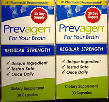 2 AUTHENTIC!!! PREVAGEN REGULAR STRENGTH BRAI...