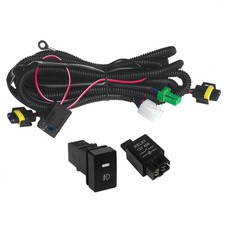 Fog Light Wiring Harness Kit H11 Switch Relay Indicator Fit Honda Hyundai Subaru
