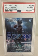 2023 Panini Absolute by Storm - Bryce Young #BST-1 Blue /50 (RC)