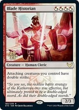 Light Play x 1 Blade Historian - Foil - Prerelease Promo Strixhaven: School of M