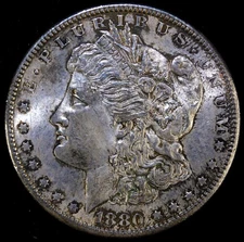 1880-S $1 Morgan Silver Dollar BU UNCIRCULATED #M3