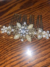 Bridal/Wedding Hair Comb w/ Pearls  Rhinestones for Prom Wedding Formal Event