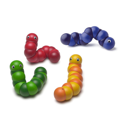 Naef Juba caterpillar worm toy wooden designer Xavier De Clippeleir 1982 Swiss