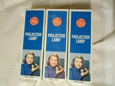 GE Projection Lamp DFY 1000Watts, 115-120V, (Lot of 3 New/Old Stock)