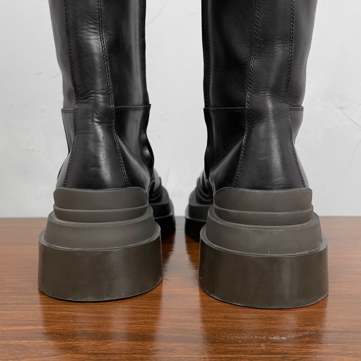 Bottega Veneta Black Leather Knee High Bottega Veneta Black Leather Knee High