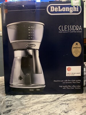 De'Longhi Clessidra Glasfilterkaffeemaschine ICM17210 in Silber