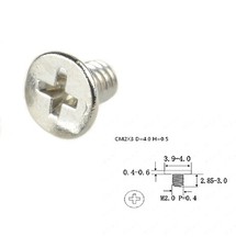 20/50/100/1000 PCS M2 x 3mm Laptop Phillips Flat Head Screw Nickel Plated K9