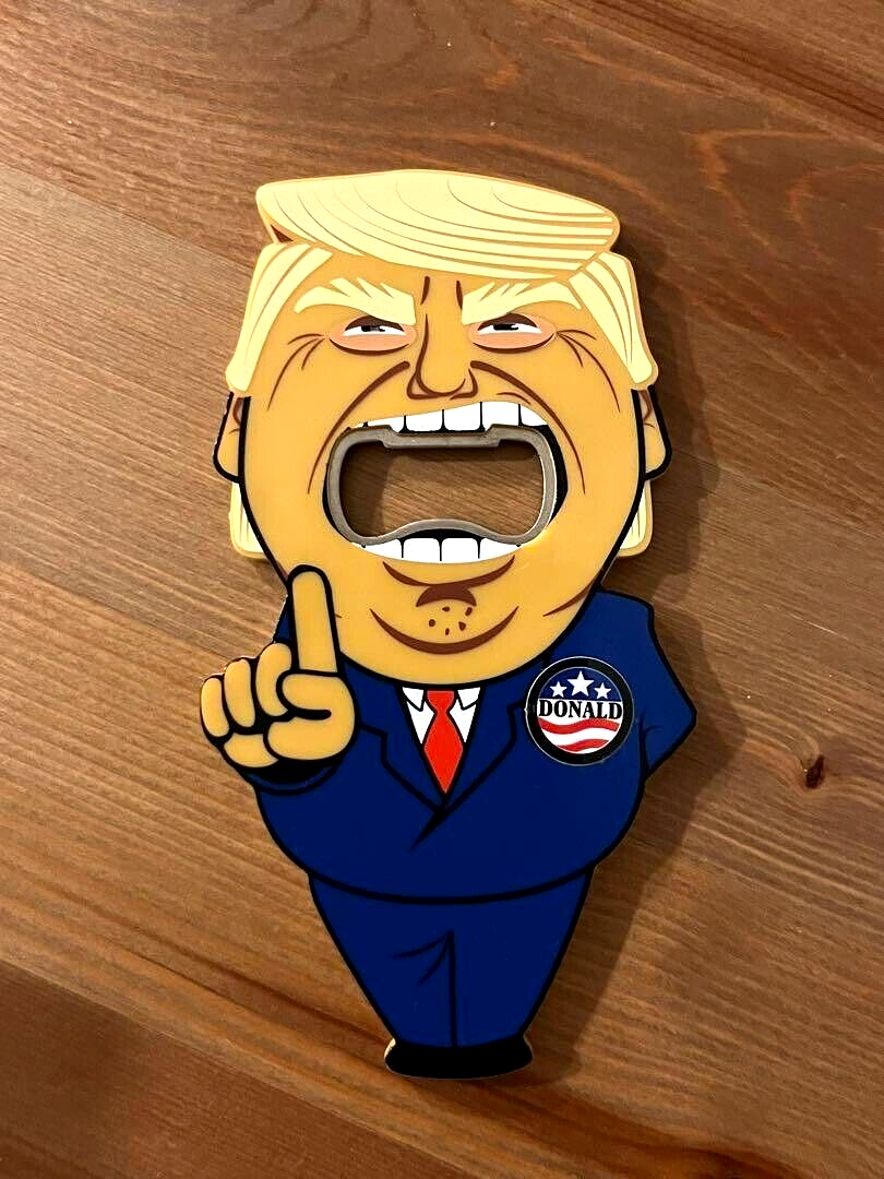 President Donald Trump Magnet Magnetic Bottle Opener