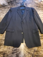 Men Elegant POLO RALPH LAUREN 2 Pc 3 Button 100 Wood Single Vent Suit
