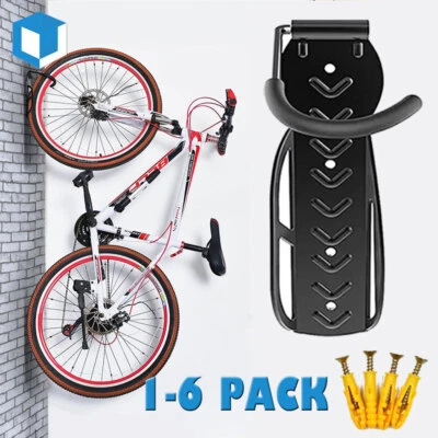 LAPTOPPARTS4LESS Bike Wall Mount Rack Vertical Bicycle Hanger Hook Storage for Garage Shed Indoor