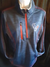 Houston Texans Women's G-III 1/4 Zip Pullover Sweater Large