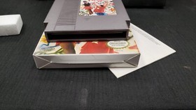 CIB HOOPS BASKETBALL NINTENDO NES VIDEO GAME COMPLETE IN BOX W/ PROTECTOR CASE