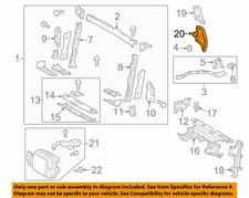 Toyota OEM 2013-2018 RAV4 Radiator Air Baffle Deflector Right 531530R010 NIP