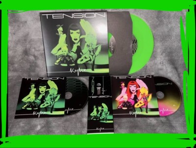 Kylie Minogue, Tension ,Ltd. Ed. Bundle, Neon green 7'' Vinyl, 2 xCD, Cassette,