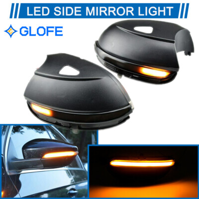 Dynamic LED Mirror Turn Signal Light For VW Passat B7 CC Scirocco MK3 Jetta MK6