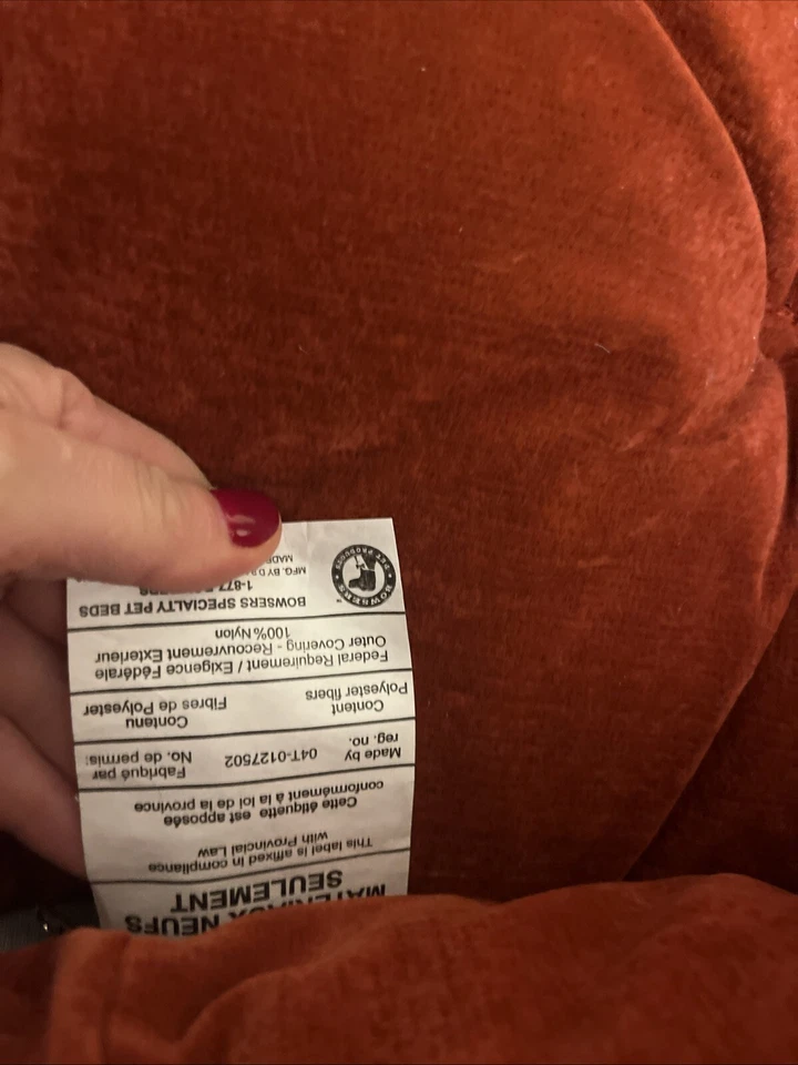 Cama para perro Bowsers óxido XL calidad donut Foto 4 de 4