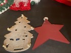 Vintage Christmas Ornaments Santa Flickering Snowman Reindeer Tree  Lot of 15 — photo 7