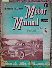 Motor Manual 1948 Feb Holden Ad Hudson Hillman Plymouth Studebaker Vauxhall Aust