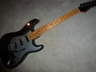 M.R.B. Customs electric guitar with a Madeira neck please read