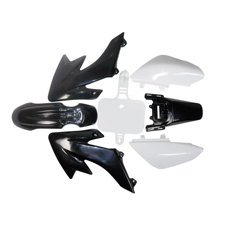 Guardabarros de plástico + tanque de combustible 7 piezas para CRF50 CRF50F XR50R motocross trail pit bike Foto 2 de 4