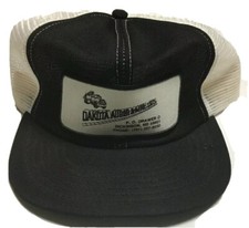 Vtg Dakota Auger Manufacturing Trucker Hat Made In USA Patch Cap North Dakota