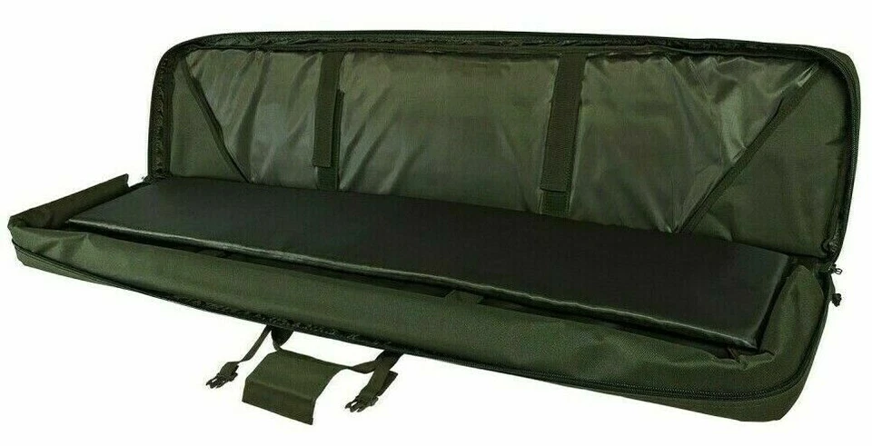 VISM Double Carbine Case 55" Tactical Dual Rifle Range Bag Shooting Hunting BLK - Image 3 of 4