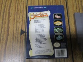 NES Solstice The Quest for the Staff of Demons Used Cartridge Box Instructions